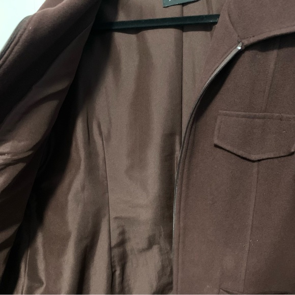 Zip up Brown Jacket XL - Picture 3 of 10